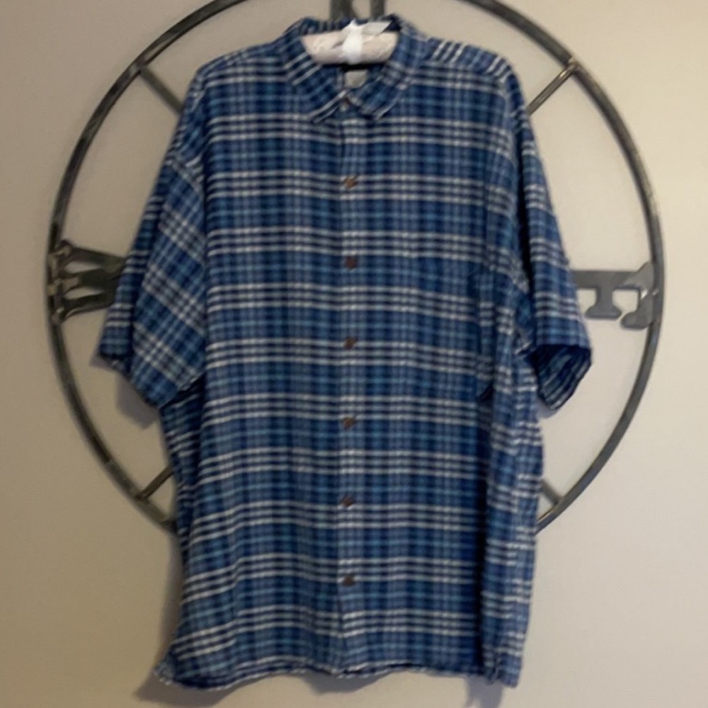 Mens Patagonia Plaid Short Sleeve Button Down Shirt
